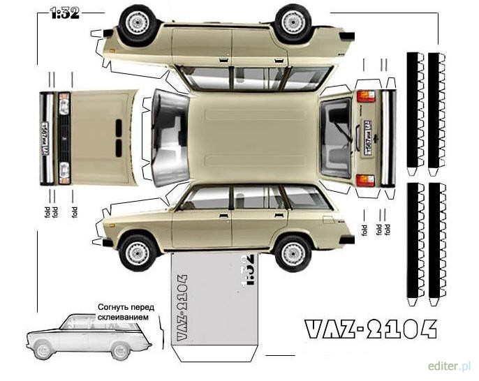 Ruskie modele papierowe siatki FORUM SYRENIARZY